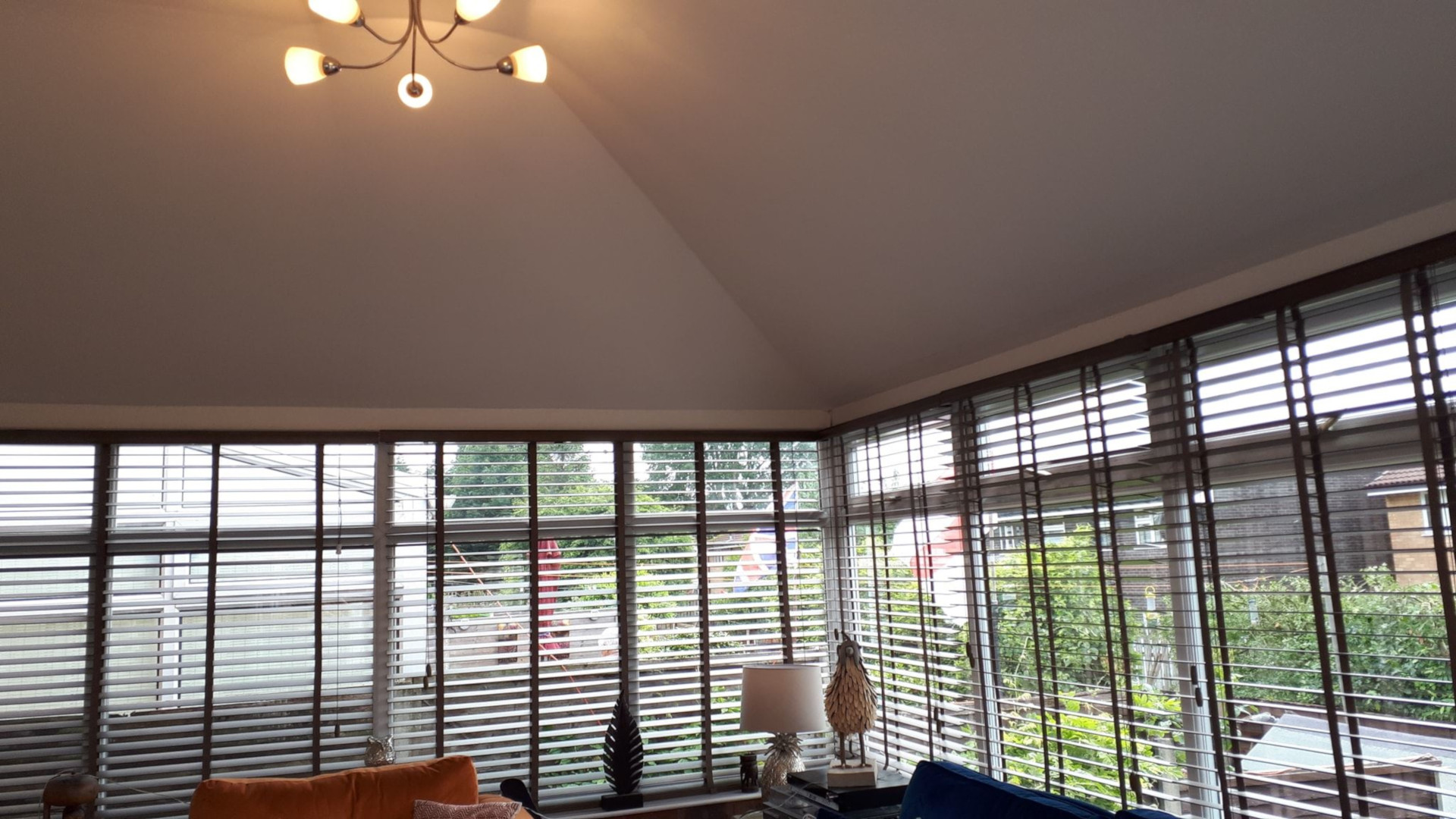 Adding an insulated ceiling to a conservatory in Bolton, Lancashire.