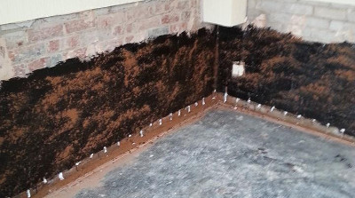 External damp treatment.